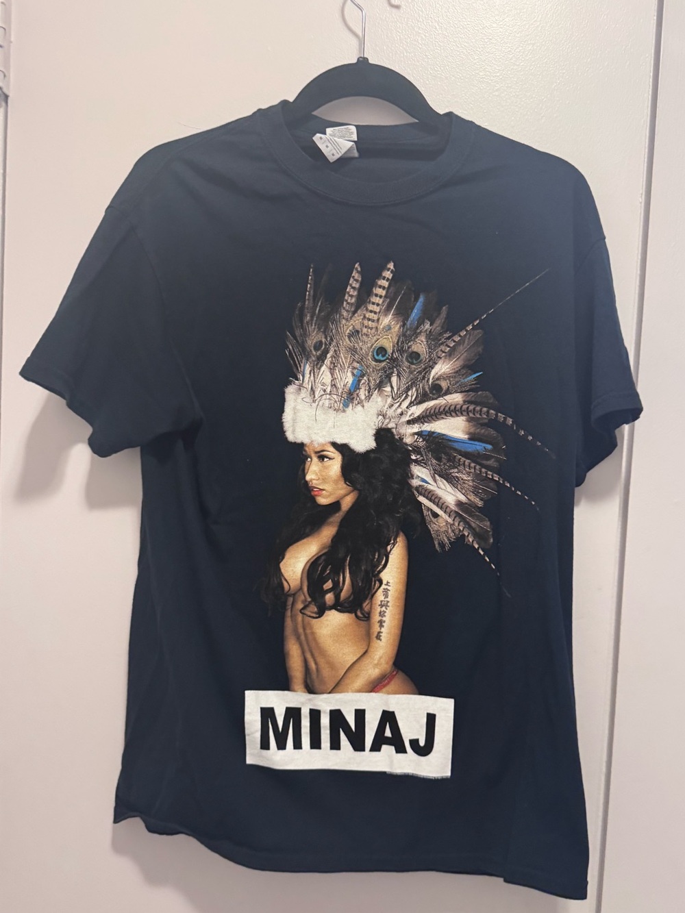 Nicki Minaj The Pinkprint Tour Official Black Graphic T-Shirt Concert Merch Tee